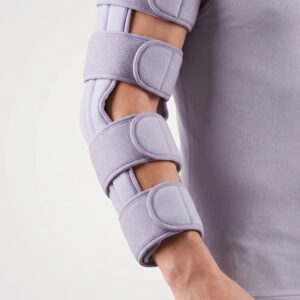 Elbow night splint for cubital tunnel support